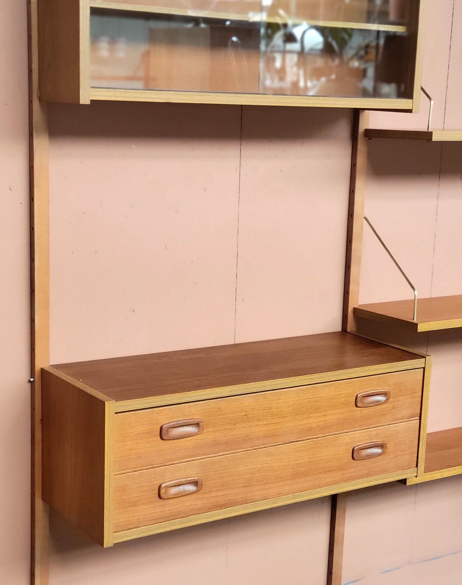 PS System wall unit by Preben Sørensen for Randers Møbelfabrik