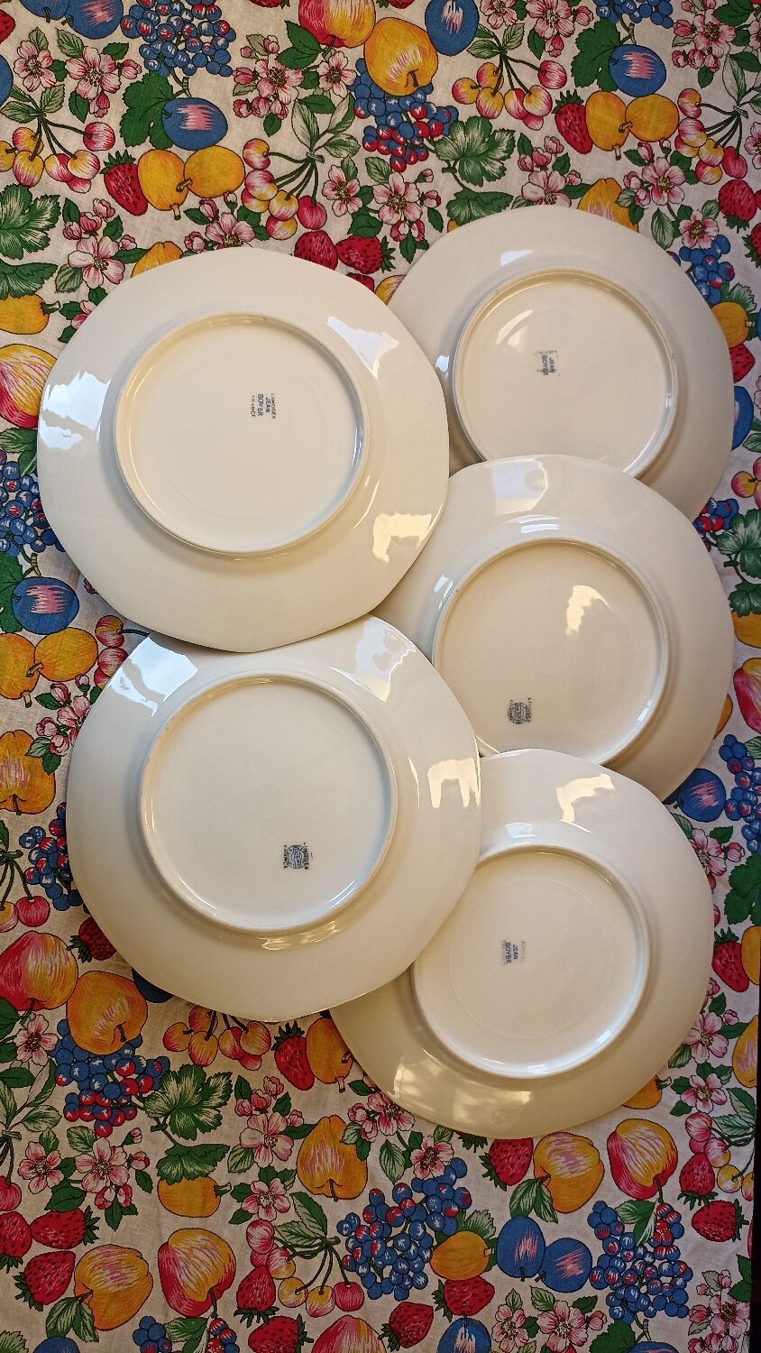 Art Deco plates by Jean Boyer in Limoges porcelain