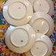 Art Deco plates by Jean Boyer in Limoges porcelain