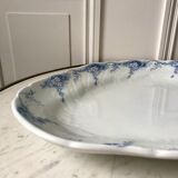 Oval iron clay dish K&G Lunéville model "Angèle" late 19th century