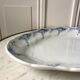 Oval iron clay dish K&G Lunéville model "Angèle" late 19th century