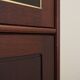 Mahogany showcase, Danish design, 1970s, production: Denmark