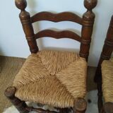 Pair of low-mulched chairs