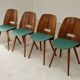 Set of 4 Lollipop chairs by Frantisek Jirak for Tatra 1960