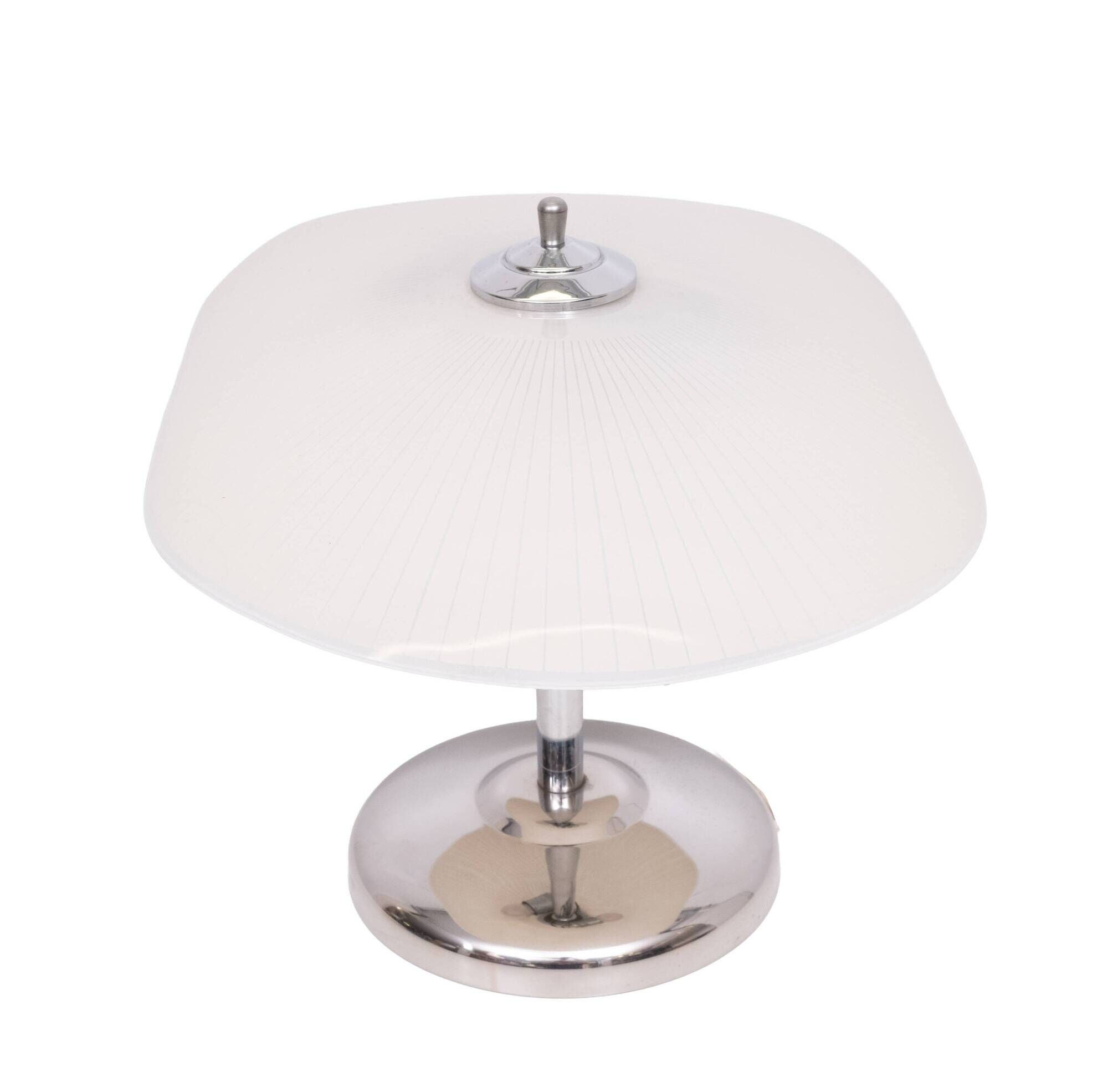 Art Deco style Table Lamp Large Oval Glass shades Germany
