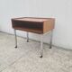 Meuble Hi-fi, desserte, d'appoint sur roulettes, teck vintage 1960