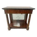 Empire style console with mirror back, 19th century