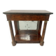 Empire style console with mirror back, 19th century