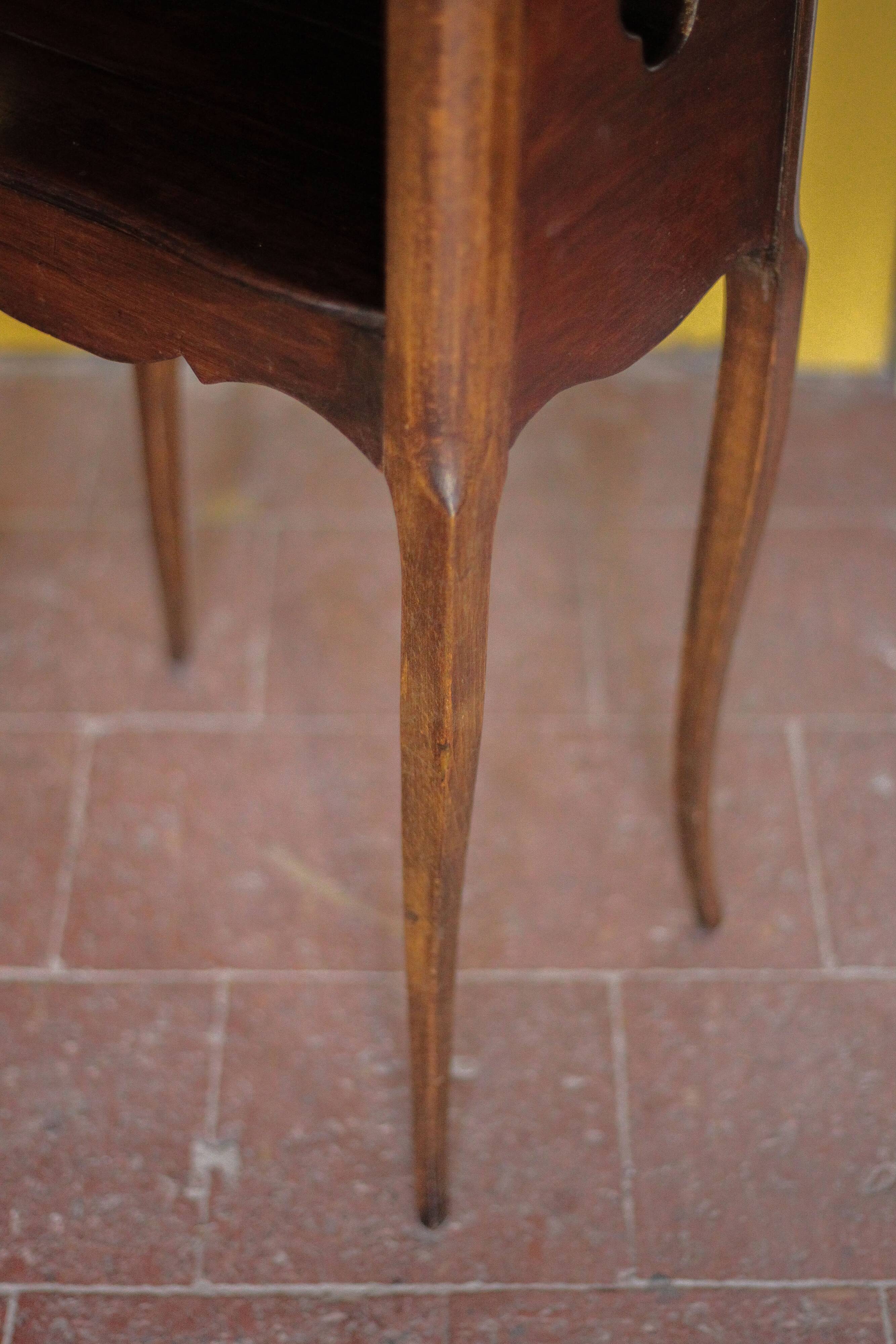 Bedside table, nightstand wood, accent furniture, antique furniture