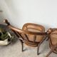 Set of 4 Fischel caned bistro chairs