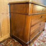 Louis Philippe period walnut commode
