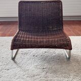 70's rattan armchair