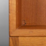 Danish Oak Bookcase "China" by Borge Mogensen for FDB Mobler, 1960s