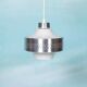 1960s vintage glass pendant light, Swedish pendant.