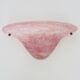 Half-moon wall light in pink glass paste Art Glass 70s 80s