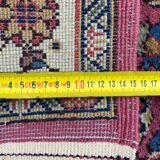 Tapis vintage Transylvanie style persan fait main 131x220 cm