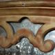 Miroir En Bois Et Peinture Dorée , Période 800,