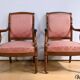 Paire de Fauteuils en Acajou, époque Restauration – Début XIXe