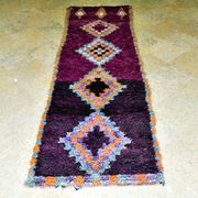 Vintage Berber hallway rug