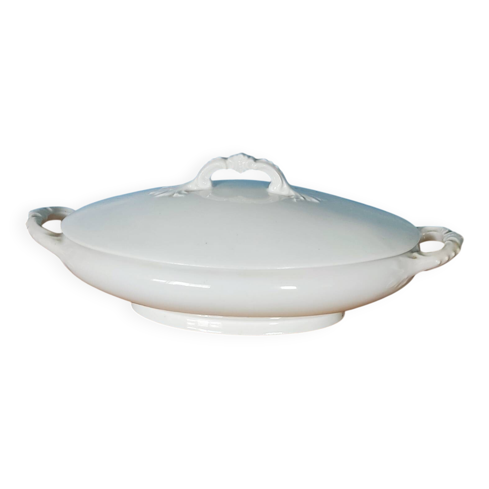White porcelain soup tureen – Elite – Size L – French elegance