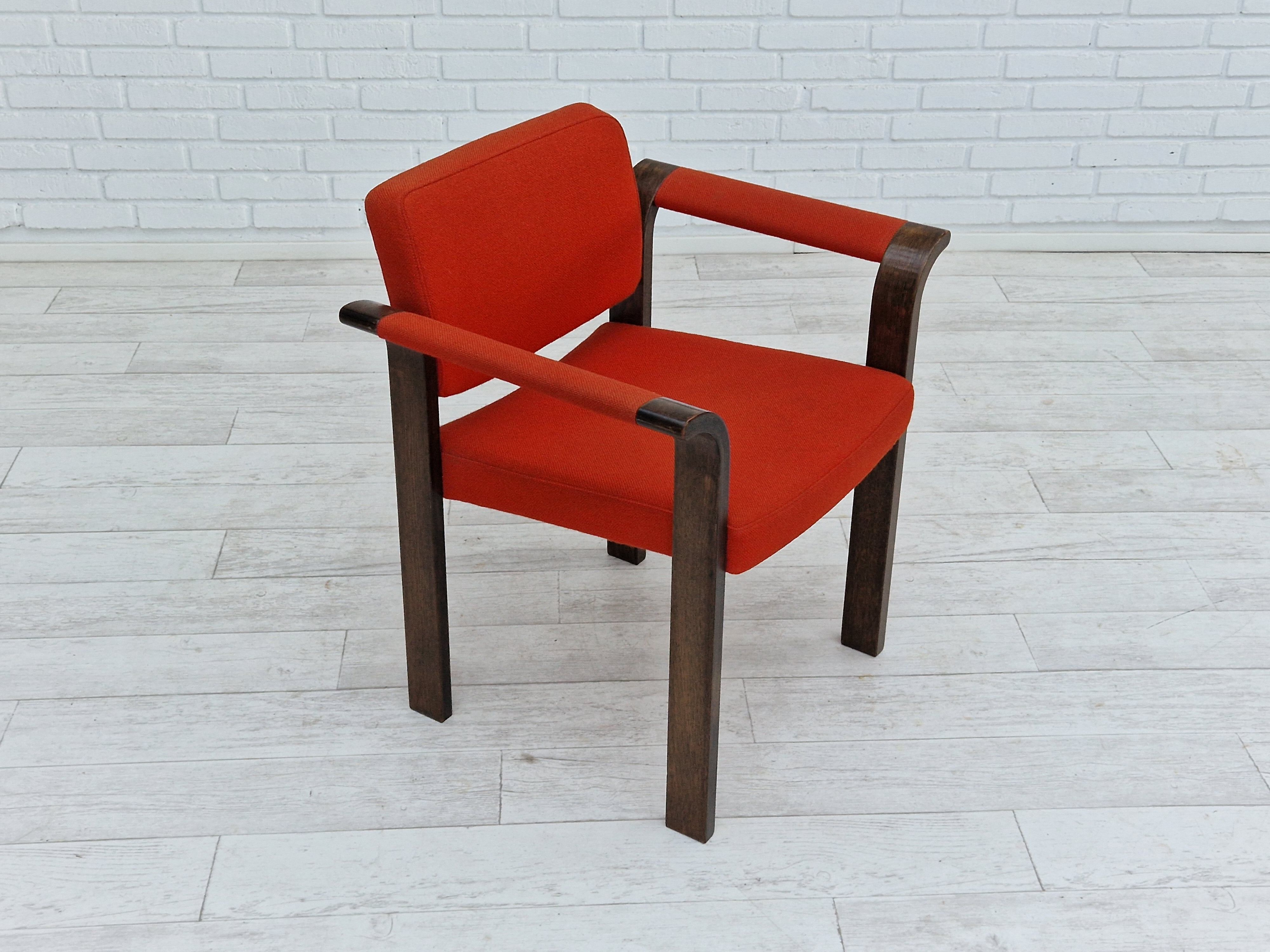 1980s, Danish design by Magnus Olesen, pair of armchairs