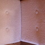 Cosy sherpa boucle armchair