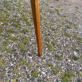 Vintage table in oak veneer