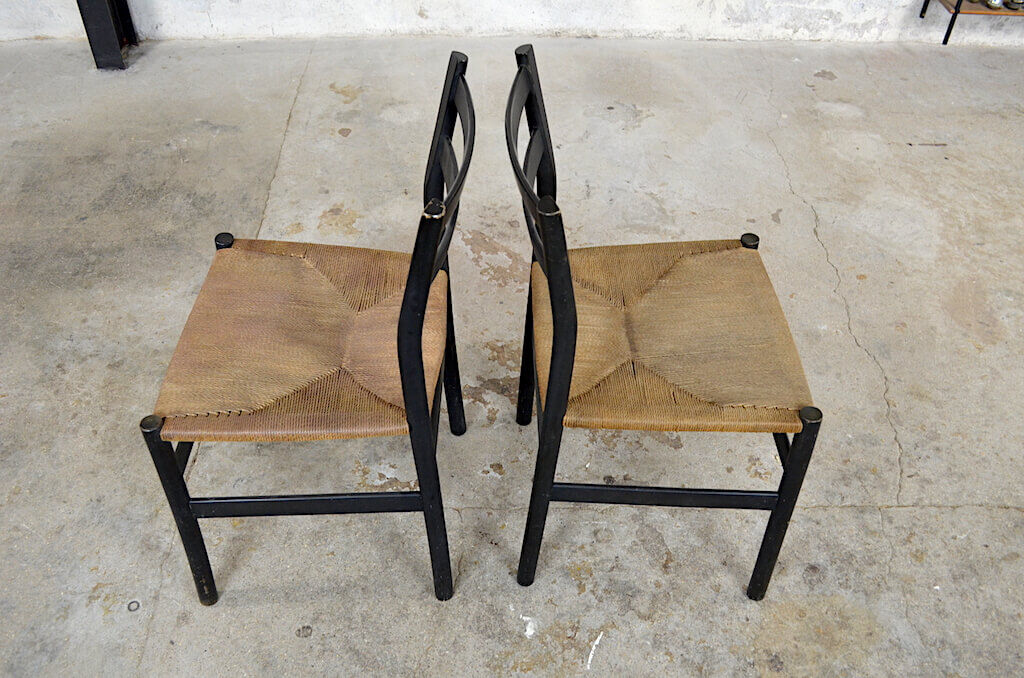 Pair of vintage design chairs - Scandinavian 1960