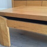 Solid ash coffee table