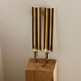 Pair of Swedish Brass sconces by Pierre Forsell for Skultuna " Reflex"