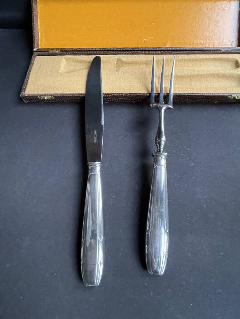 Serving cutlery in Apollonox case – Art Deco
