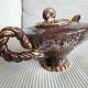 Very original rare Vallauris teapot signed Marius Giuge