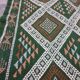 Green kilim rug 93x189cm