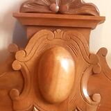 Walnut pediment