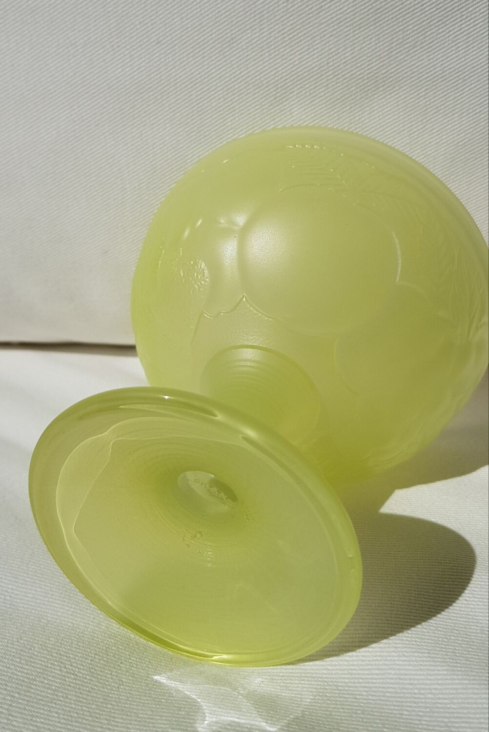 Set de 2 coupelles à dessert vintage en verre opalin dépoli opalin par luminarc