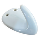Art deco coat hook in pale blue porcelain 1930s 40s