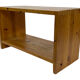 Vintage side table Ate van Apeldoorn Pine wood 1970s Dutch Design