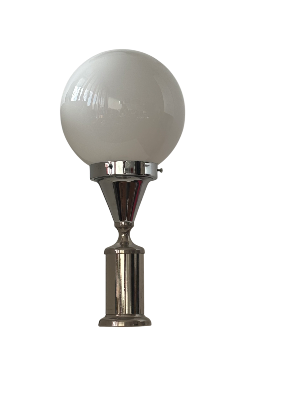 Chrome Space Age lamp