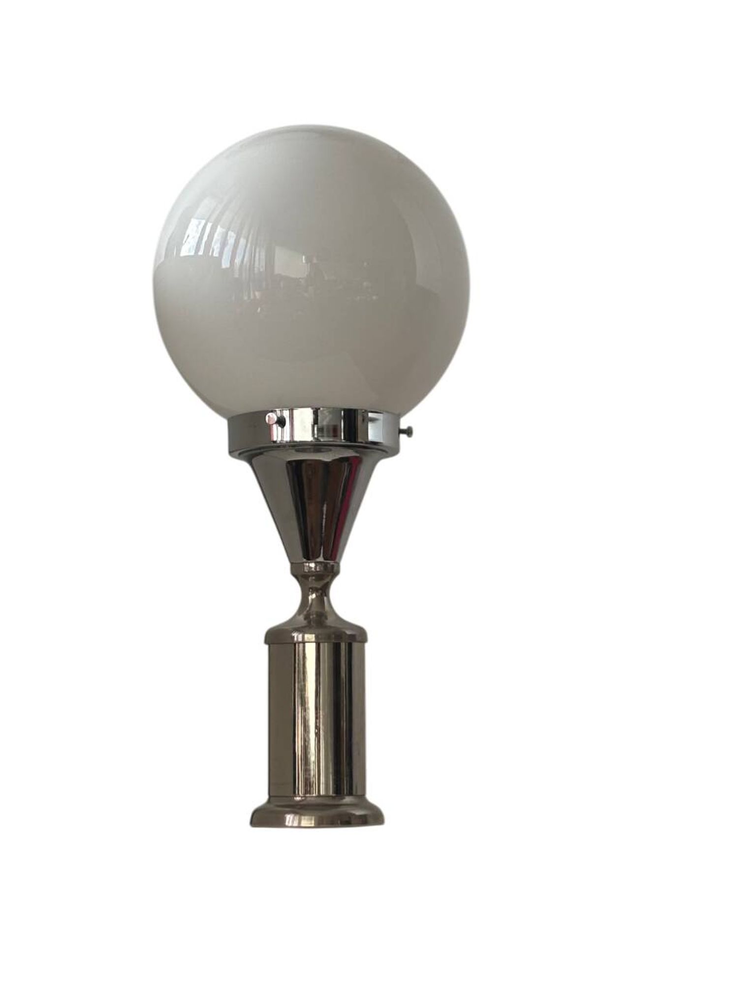 Chrome Space Age lamp