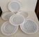 Set of 6 iron earth plates