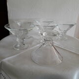 Lot de 6 coupes à glace  vintage