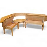 Very rare Ansager mobler set, table , sofa 3x chairs / corner bench