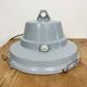 Grey Industrial Cast Aluminium Pendant Lamp, 1980s