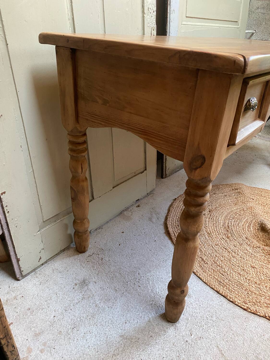 Old desk - natural patina - authentic charm