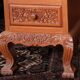 Vintage Vanity Desk, unique hand carved, Chiang Mai teak wood