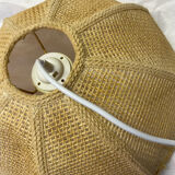 Vintage rattan pendant lamp