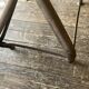 Tabouret à vis Nicolle 1950 en fer brut