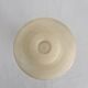 Vintage alabaster-style resin candlestick holder
