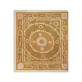 Vintage Turkish hand-knotted rug 124x136 cm