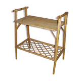 Old Wicker side table